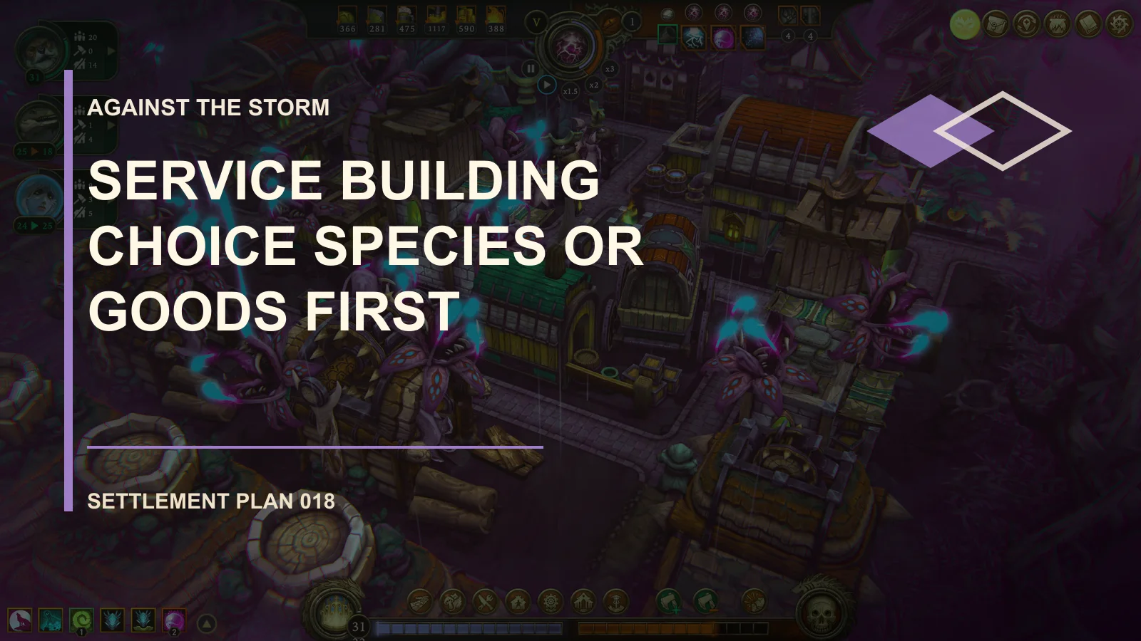 Service Building Choice: Species or Goods First