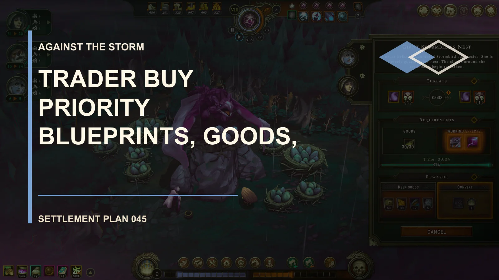 Trader Buy Priority: Blueprints, Goods, Tools, Services